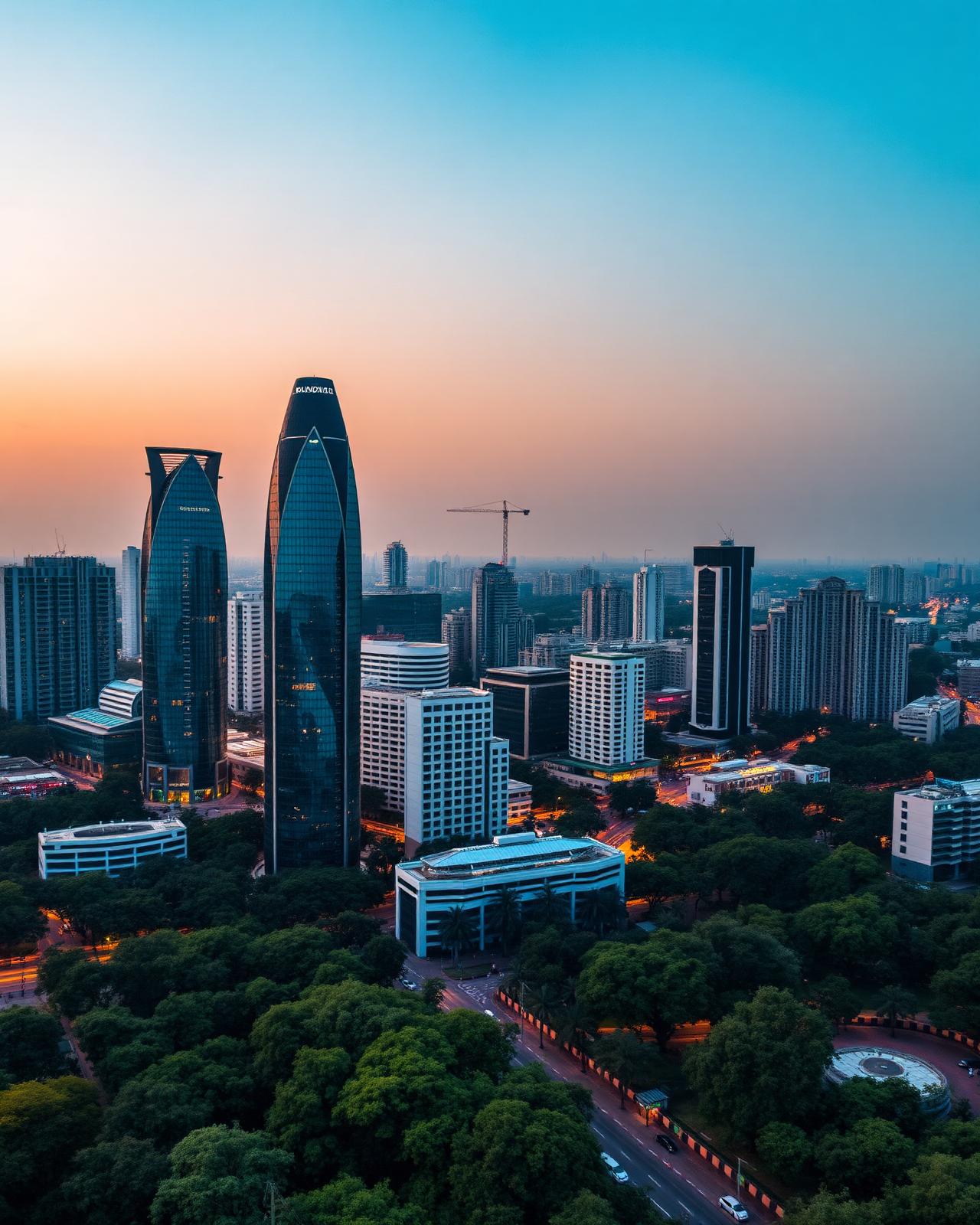 Bangalore skyline