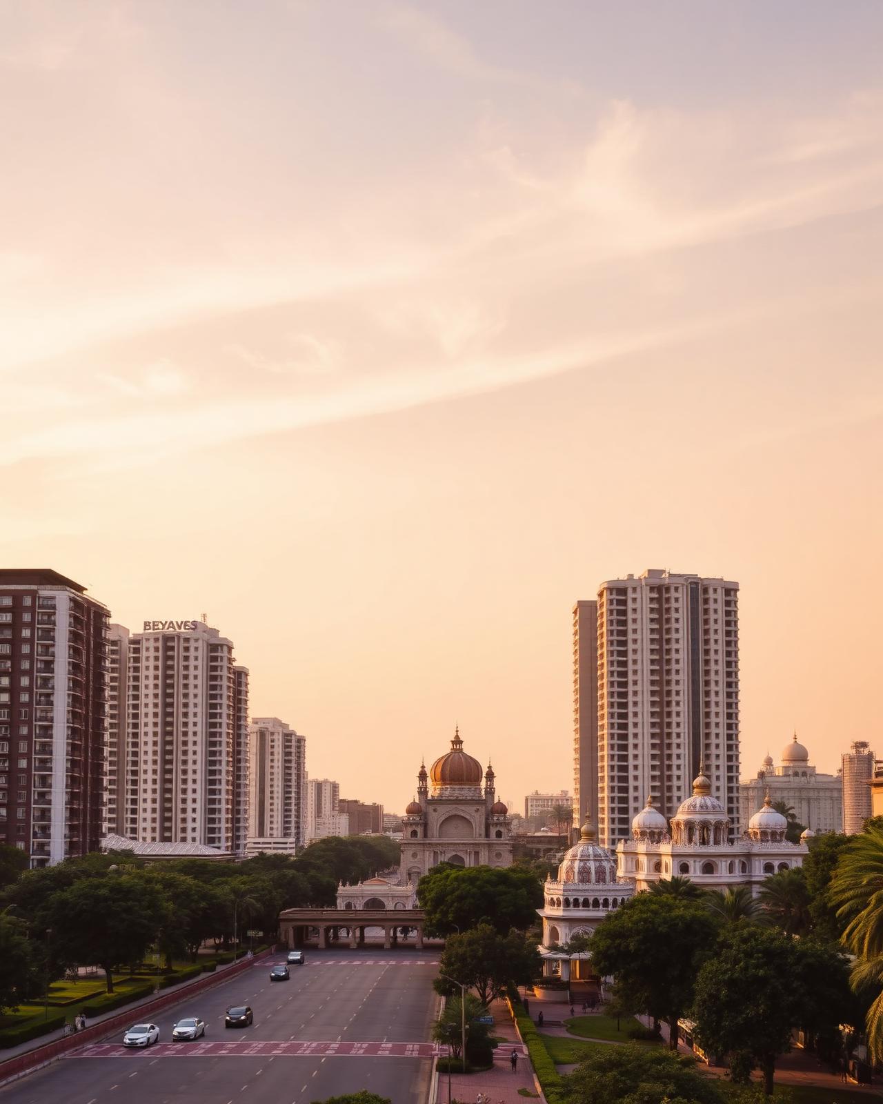 Lucknow skyline